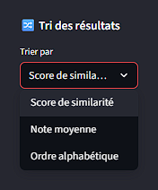 Résultats de recherche